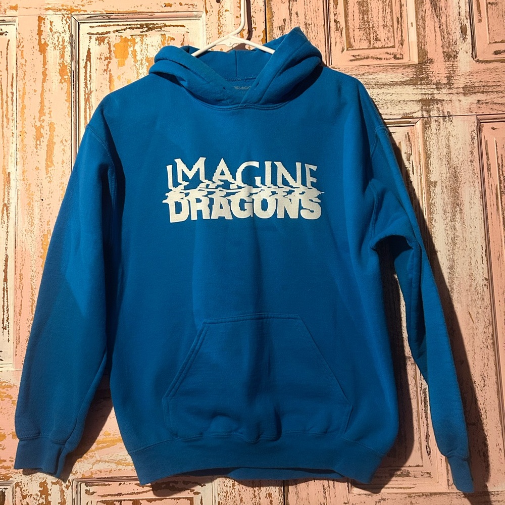 Imagine Dragons  Blue Hoodie concert merch